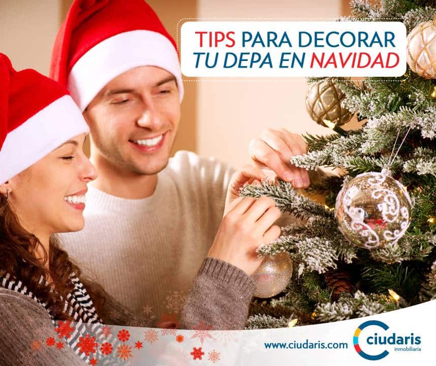 Cómo decorar tu departamento en navidad