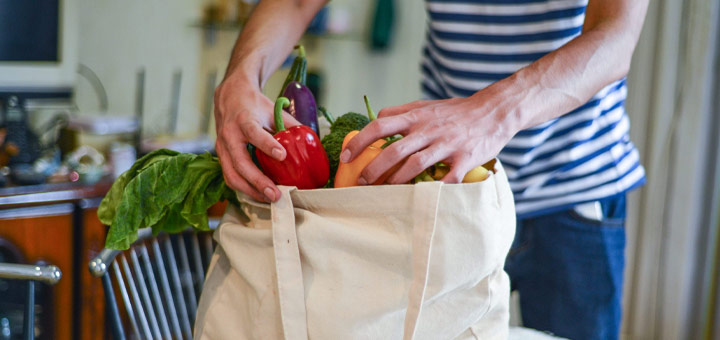 alimentos bolsas reutilizables