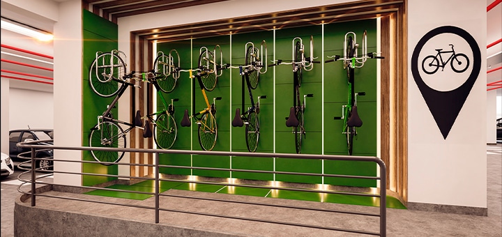 Beneficios de un estacionamiento de bicicletas
