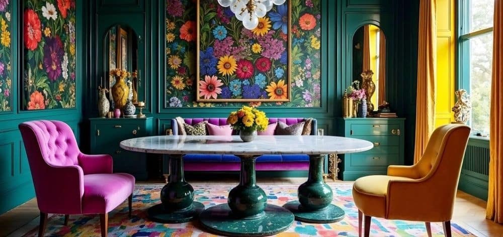 Diseno decoracion maximalista